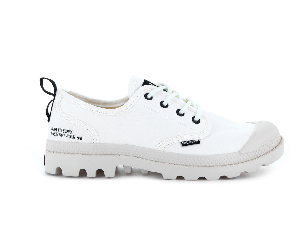 Zapatos Bajos Palladium PAMPA OXFORD HERITAGE SUPPLY Hombre Blancas | Costa Rica-78296